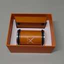 Knife Sharpener Tool, Rolling Knife Sharpener Kit, Knife Sharpening with Diamonds and Ceramic for Steel of Any Hardness, Kitchen knife Sharpener with 15 & 20 Degree Magnetic Angle(Brown)