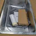 All Stainless Steel Sifting Litter Box with Lid,XL Extra Large Metal Sifting Cat Litter Box for Pine Pellets,High Sides Sifter Litter Pan System for Big Cats,Odor Control,Sifting Box Liners and Scoop