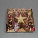 Christmas Tree Topper Star Warm White Light,Star Tree Topper for Christmas Tree Decoration Xmas Tree Topper with 30 LED Lights Battery and USB Powered 8.7 Inch