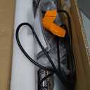 ThermoMate Electric Patio Heater, 1500W IP65 Outdoor/Indoor Infrared Heater with Remote, 8 Heating Levels 8-Hour Timer & Oscillation, Tip-over Protection for Garage Backyard Restaurant (34")