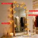 2 x USB & Battery Operated Fairy Moroccan String Lights for Home Bedroom Decor, 9.8ft 20 LED Decorative Metal Gold Globe Lanterns 8 Modes Diwali Decoration for Christmas Birthday Boho Party (Warm White)