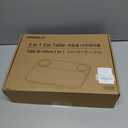 2-in-1 Drive-Thru Tray: Car Food Tray, Wood Car Trays for Eating in Parked Car, Car Desk for Laptop, Car Cup Holder Tray for Road Trip, Taxi, RVs, Truck Drivers