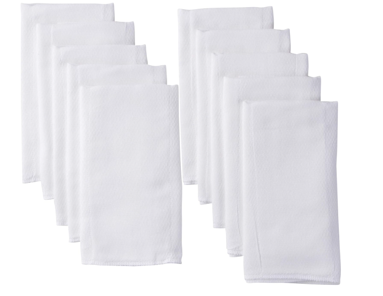 Gerber Unisex Baby Boys Girls Birdseye Prefold Cloth Diapers Multipack White Premiun 3Ply 10 Pack