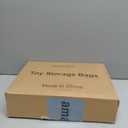 6 Packs Widen X-Large Toy Storage Bags 12.69.256.9In with Labels, Reusable Clear PVC Board Game Storage, Travel Waterproof Organizer Bags with Zipper for Building Blocks, Puzzle, Stuffed Animals (black)