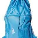 Speedo Unisex-Adult Drawstring Deluxe Ventilator Mesh Equipment Bag (Blue Grotto)