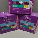 Poise Ultra Thin Incontinence & Postpartum Pads with Wings for Bladder Leaks, 3 Drop Light Absorbency, Regular Length, 132 Count