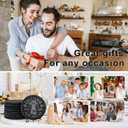 24 PCS Slate Drink Coasters Bulk, MAPRIAL 4 Inch Round Black Rustic Stone Coasters, Laser Engraving Blanks with Anti-Scratch Backing for Engraver, Wedding, Gifts, Home Decor, Bar