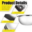 Kanayu 2 Pcs 12" Corner Mirror Blindspot for Wall Safety Security Acrylic Half Dome Convex Mirror Indoor for Ceiling Driveway Outdoor Hallway Warehouse Office Side View