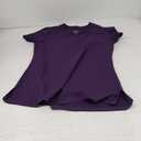 Med Couture Women's V-Neck Scrub Top, Modern Fit Tuck-in Top with Stretchy Rib-Knit Shoulders and Chest Pocket - MC7448 S