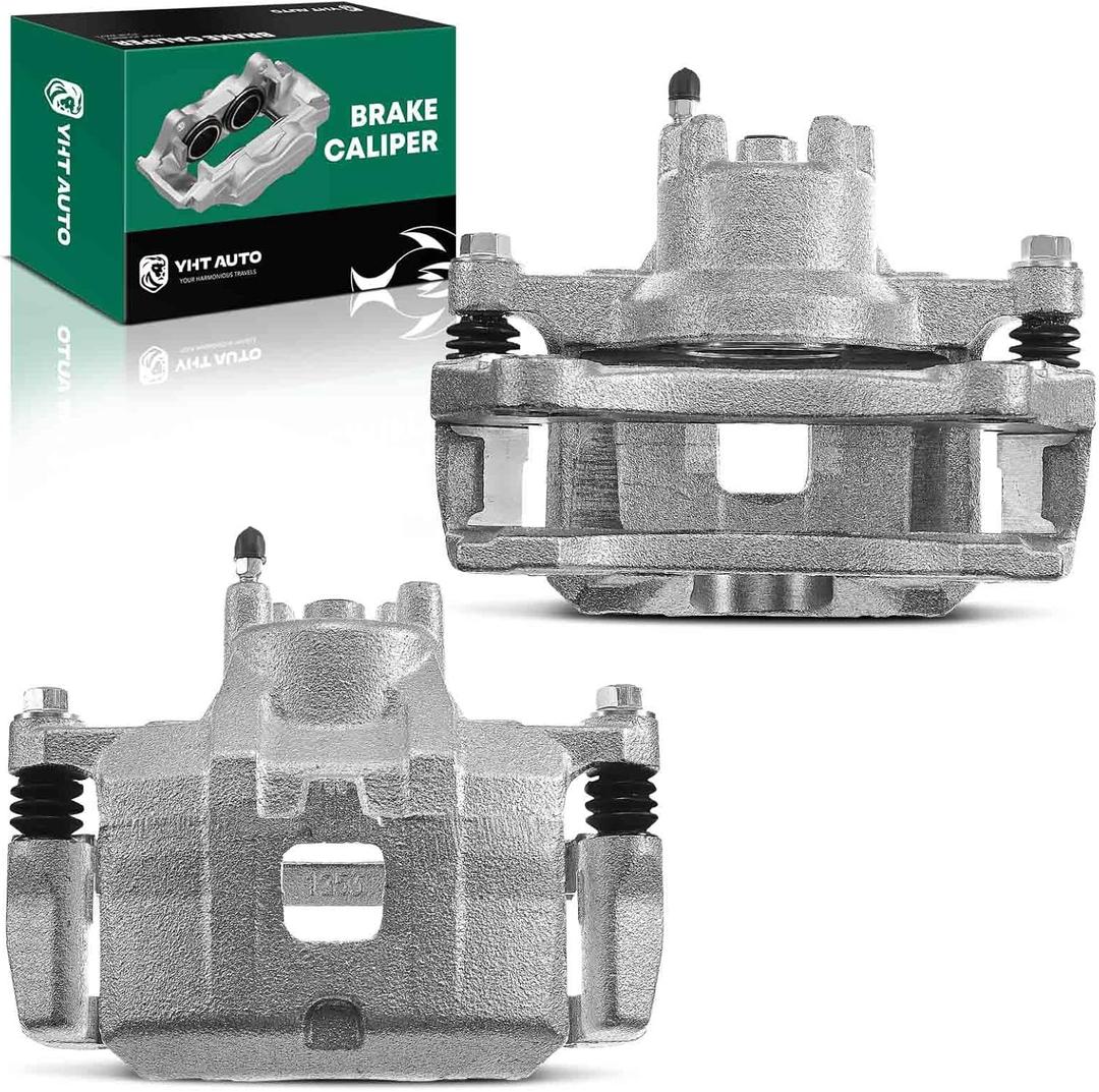 2 x Set of 2 Front Brake Caliper Assembly Replacement for Chrysler 200 Cirrus Sebring Jeep Compass Patriot Dodge Avenger Caliber