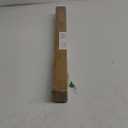 Westbrass D123-62 3/8" x 12" Brass Flat Head Toilet Riser Supply Line, Matte Black