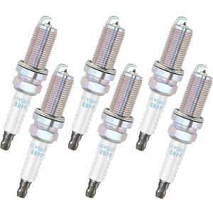 Iridium Spark Plugs Bujias Compatible with Dodge Ram 1500 2008-2017 for Toyota Camry 2010-2017 for Nissan Altima 2002-2006 for Jeep Grand Cherokee 2008-2017 Replaces 4469 92145 XP6003 LFR5AGP Set of 6