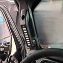 Voswitch JL810 Grab Handle 8-Switch Panel System for Jeep Wrangler JL & Gladiator 2024+, Patented A-Pillar Mount, 100A Power Distribution, RGB Backlight, Master Mode & Flash Strobe