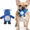 2 x My Pet & Me - Squeaky Dog Toys for Light to Moderate Chewers - Fun Latex Toys for Puppies, Teething, and Gentle Play - Interactive Fetch and Chew Toy with Squeaker (Blue Mouse, 4.3 Inch)