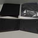 5PCS Face Plates Cover for PS5 Pro Disc and Digital Edition, Matte FacePlate Shell Accessories Compatible with PlayStation 5 Pro Protective Panel (Black)