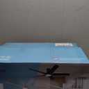 52 Inch Ceiling Fans with Lights and Remote, Brushed Nickel Flush Mount Low Profile Ceiling Fan for Bedroom, Living Room, Patio, Dimmable 6 Speeds Noiseless, ETL Listed