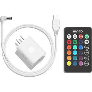Mr.Go Replacement Remote Control & Charger Pack LED Ball & Cube Lights