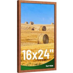 16x24 Frame, Distressed Farmhouse Wood Texture Poster Frame
