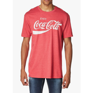 Coca-Cola Men's Coke Classic Vintage Logo T-shirt, Size 2XL