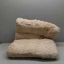 JOEJOY Large Dog Bed Crate Pad, Deluxe Plush Washable Dog Beds Fulffy Soft Kennel Pad Anti-Slip Pet Sleeping Mat for Extra Large Medium Small Dogs, 40" x 27", Beige