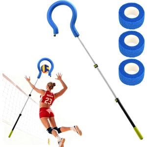 Volleyball Spike Trainer with Adjustable Height & Real Ball Feel
