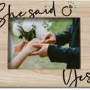 FONDCANYON Picture Frame, 5x7 Inch Photo, Wood, Rustic, 8x10 Inch, Engagement Gifts for Couples Newly Engaged Unique (Color1)