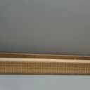 LazBlinds No Tools No Drill Cordless Bamboo Roman Shades, Light Filtering Window Treatment, Roll Up Bamboo Blinds for Windows 37'' W x 64'' H, Brown