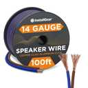 InstallGear 14 Gauge Speaker Wire 100 ft Cable, 14 AWG Speaker Wire Cable, True Spec Soft Touch Cables | Great use for Car Audio, Stereos, Home Theater Speakers, Surround Sound
