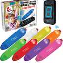 Digital Energy Wireless Handheld Game Buzzer System - Console Displays First Buzz-in - Great for Jeopardy, Family Feud, Trivia and Buzz Games - 8 Joystick Buzzers