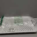 Extra Large Non-Slip Serving Trays with Handles, 2-Pack, 17.7 x 12.5 in