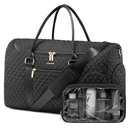 LOVEVOOK Travel Duffle Bag, 40L Weekender Overnight Bag with Toiletry, Quilted Carry On Bags with Shoe Compartment, Gym Duffel Bags with Wet Pocket for Women, Hospital Bags for Labor and Delivery