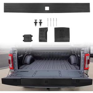 RANSOTO Tailgate Molding Trim Compatible with Ford F150 F-150 2015-2020 Flexible Flex Step Cap Top Trim Protector Cover Replaces FL3Z9940602B, FO1904135 (2015-2020 F-150)