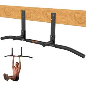 Fitarc Joist Mount Pull Up Bar, Wall Chin Up Bar Ceiling Mount for Beams, Heavy Duty Steel Construction, Home Gym Equipment -Patent Pending