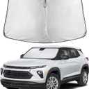 Autovir Windshield Sun Shade Fit for 2021-2025 2026 Chevrolet Trailblazer | Sunshade, Front Car Window Shades Sun Visor, Blocks UV Rays & Heat, Car Accessories