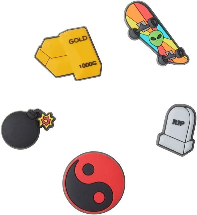 2 x Crocs Jibbitz Sports & Interests Sk8r Boi 5-Pack One Size