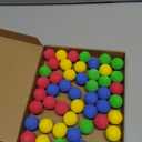 Sumind 48 Pieces Foam Balls Bulk Rounds Refill Balls Soft Foam Bullet Replacement Refill Pack for Blasters Guns for Kids Birthday Party Games Favors Gifts for Boys and Girls(Red, Blue, Green, Yellow)