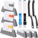 Palksky Window Track Cleaner Set, Window Groove Cleaning Brush Tools, 7 Pieces