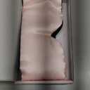 USlixury Silk Sleep Mask, 3D Contoured Eye Mask for Lash Extensions, Blackout Sleep Masks for Women with Nose Wing, 100% Mulberry Silk Eye Mask for Sleeping, Face-Hugging Non-Slip, 27.5x4.5'', Pink