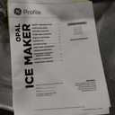 GE Profile Opal 2.0 XL with 1 Gallon Tank, Chewable Crunchable Countertop Nugget Ice Maker, Scoop included, 38 lbs in 24 hours, Pellet Ice Machine with WiFi & Smart Connected, Stainless Steel