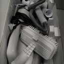 YKYI Steam Mop, Detachable 10 in 1 Multipurpose Steamer with 11 Attachments, Handheld Steam Cleaner for Home, Hardwood Floors, Laminate, Marble, Tile, Grout, Carpet, Windows Cleaning (Light White)