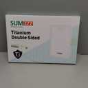 Titanium Cutting Board for Kitchen, Cutting Board Double Sided Food Grade, Pure Titanium/PP, Easy to Clean Large Size 1510.3 (15.6"L x 10.8"W, Silver)