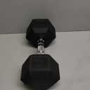 Hex Dumbbells Rubber Coated Hand Weights Pairs for Exercises and Fitness, Pairs 30 LBS