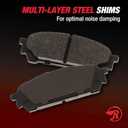 Raybestos R-Line Automotive Replacement Front Ceramic Brake Pad Set for Select Honda, Acura (MGD537CH)