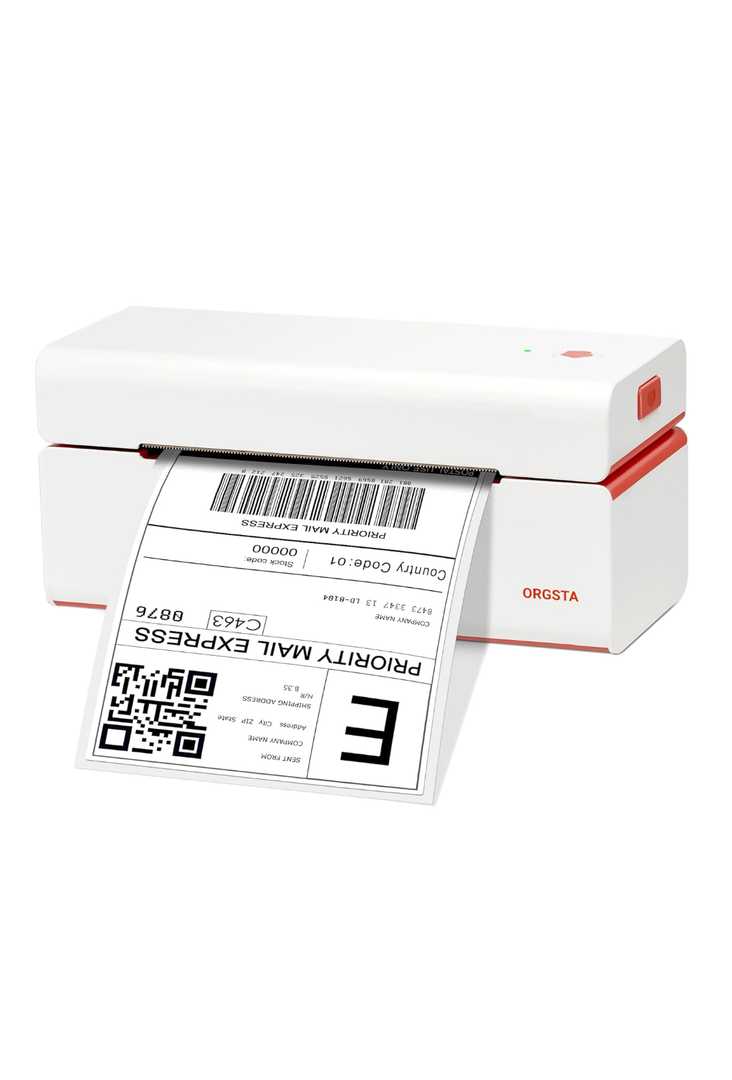 ORGSTA USB Shipping Label Printer - T001 4x6 Thermal Label Printer for Small Business, High Speed Label Printers for Shipping Package, Used for Ebay, Amazon, Shopify, Etsy, USPS, FedEx(USB Only)