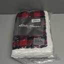 Eddie Bauer - Sherpa Throw Blanket for Couch 50x60  Ultra Soft Reversible Fleece & Plush Sherpa Blanket, Warm Cozy Plaid Throw Blanket for Sofa, Bed, Living Room, Cabin Decor