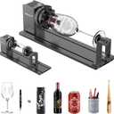 Creality Laser Rotary Roller, Y-axis Rotary Chuck for Falcon Engraver, Rotary Kit Pro with 3 in 1 Jaw and Module Suitable for Engraving Cylindrical Objects, Wine Glass, Tumbler, Ring, Ball and etc