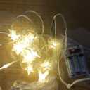 Windyun 6 Pack Kids Teepee Tent for Slumber Party Sleepover Tents for Girls Party with Air Mattress, Star Lights, Blankets Trays Sheets, Natural Cotton Toddler Play Teepee for Indoor Outdoor(White)