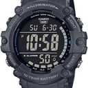 Casio Illuminator AE1500WH Series | 10-Year Battery | LED Backlight | 5-Alarms | 1/100 Sec Stopwatch | Men's Digital Watch