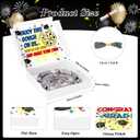 4 x XiaosRen Graduation Pizza Money Box for Cash Gift Money Holder Funny Pizza Gift Boxes for Surprise Holder Graduation Season Grad Party Supplies (Cash Not Include)(White)