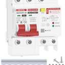 DIHOOL Whole Home Surge Protector 30 Amp GFCI Breaker, 30A Ground Fault Circuit Interrupter
